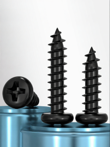 TIANZHUOJINSHU | Hardened Black Zinc-Coated Crosshead Self-Tapping Screws