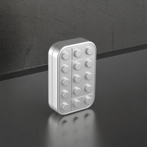 Meade | Metal Fidget Slider Push Block Adult EDC Toy - Strong Magnetic Haptic Sensory Stress Relief for ADHD Autism Focus For Adult Gift