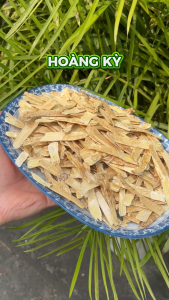 Hoàng kỳ thái lát túi 1kg trà hoàng kỳ khô phiến mỏng thơm sạch - Thảo Dược Tấn Phát