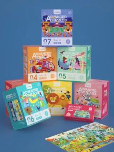 BỘ XẾP HÌNH 8 CẤP ĐỘ TỪ DỄ ĐẾN KHÓ THEO LỨA TUỔI - HÃNG MIDEER