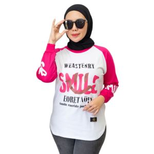 KAOS WANITA VIRAL KAOS LENGAN PANJANG REAL PICK NOT ZOLAQU TERLARIS