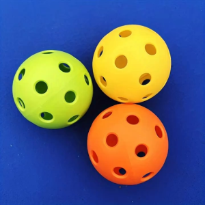 Wholesaler Pickleball Balls (Indoor & Outdoor) | 6pcs 40-Hole Durable Pickleballs for Hitting Game & Competition Batting