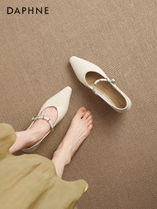 Daphne | Summer Comfortable Low-cut Pointed Mary Jane Shoes with Ankle Strap