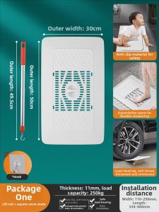 SUNINLIFE | Odor Proof Squat Toilet Cover