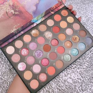 Novo Multi-Color Makeup Eye Shadow Plate Genuine Goods Smoked Matte Earth Tone Daily Light Makeup Shiny Crystal Comprehensive Plate