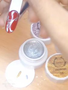 Sét Gel Vẽ Nhũ Kim Tuyến Cao Cấp Siêu Sáng Siêu Đặc Với 2 Màu Vàng Bạc