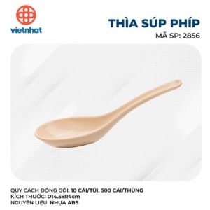 Set 10 thìa ăn súp nhựa phíp hàng Cao cấp việt nhật