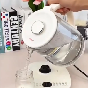 Multifunctional Home Health Pot Small Office Electric Kettle Fully Automatic Thickened Glass Tea Maker for Boiling Water and Brewing Tea
