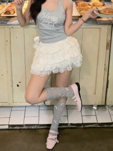 Lolita Style Butterfly Knot Knee-high Socks Womens Pure Desire Bulk Socks Autumn No Bone Socks Cotton Moisture-wicking