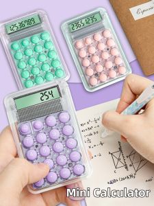 ZEEGO | Mini Student Calculator Transparent Portable