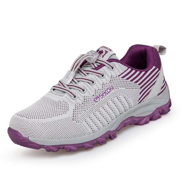 Sepatu Sneakers Wanita Santai Luar Bernapas Non-Slip Sport Shoes