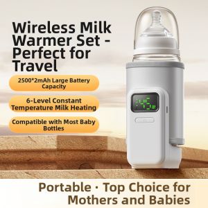 vvu&cco | milk warmer travel Wireless Portable Bottle Warmer