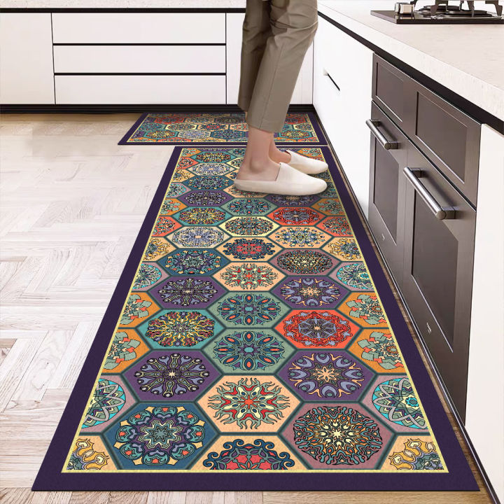 Thảm Nhà Bếp Dày Thấm Hút Dầu Mỡ Chống Trượt Bằng Vật Liệu Sợi Tổng Hợp ...