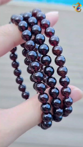 Premium Grade Red Garnet Bracelet
