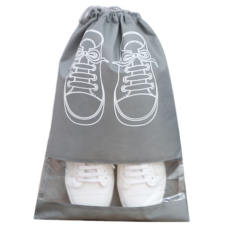 2Pcs Non-Woven Shoe Storage Bags, Dustproof Bundle Pockets For Home & Travel
_voghion.com