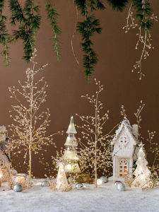 Juhan Christmas Decoration Christmas Tree Ornaments DIY Acrylic Water Drop Beads Wedding Mall Layout Decoration Supplies