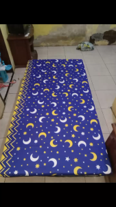 Kasur Lipat Matras Kasur Lantai Busa Dakron Uk 90x170x5 cm