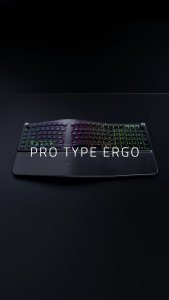 Bàn phím Razer Pro Type Ergo — Wireless Split Ergonomic RGB Keyboard