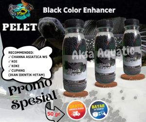 Pelet Black Darker Pelet Channa Asiatica WS Kemasan Botol 100ml