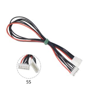 5 Chiếc Dây Nối Cân Bằng Pin Lipo 30cm 22AWG Dây Cáp Sạc Cho Bộ Sạc Pin Lipo RC Tương Thích Với Pin 1S-8S