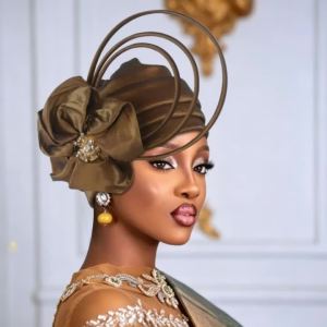 Khăn Turban Hoa Kim Cương Gele Đám Cưới Nigeria Dành Cho Nữ Khăn Trùm Đầu Tự Động Gele Châu Phi Khăn Quấn Đầu Truyền Thống Mũ Đội Đầu Mũ Trùm Đầu