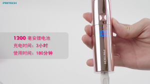 PRITECH Women Shaver 2-In-1 Bikini Trimmer LCD Display Waterproof Hair Removal Device