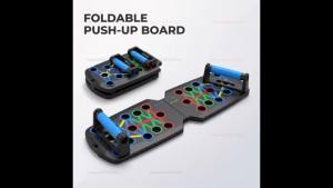 Multifunctional Push Up Board Fitness Equipment Home Workout Set Foldable Push Up Rod Resistance Training Tool for Muscle Toning