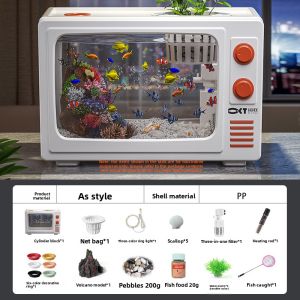 HUICHONG | Oxygenation and Filtration All-in-One Desktop Decorative Fish Tank