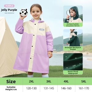 Guhang | Rainproof Childrens Raincoat School Cycling