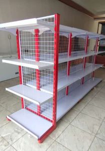 Rak Toko Minimarket Supermarket Double Start 2 sisi ( rak tengah)