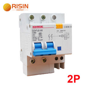 RCBO DZ47LE ซื้อซ้ำได้สูง4.5KA เบรกเกอร์กระแสไฟตกค้าง1P + N AC 230V/400V พร้อมป้องกันกระแสไหลมากเกิน