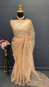 [PRE-ORDER] BOLLYWOOD TRENDING SUPERHIT PARTYWEAR LUXURY SAREE WITH BLOUSE [DELIVERY TIME 12 DAYS]