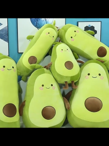 gấᴜ Bông quả bơ Dài bơ ú tròn gối ôm bơ vải miniso gối ôm cho bé hình thú quà tặng cute K15T3