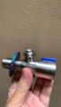 Stop Kran Single Bahan Stainless 1/2 Inch | Stop Kran Toilet Keran Shower Bidet Wastafel | Stop Kran Air Murah Single stainless Termurah Keran Air Shower Kran jet Shower toilet kloset sambungan selang shower. 