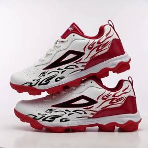 Mens Youth Lightweight Baseball Cleats Breathable Anti-Slip Spikes Sneakers for Outdoor Training And Competition