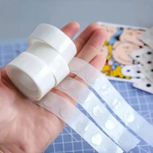 100pcs/roll Points Dots Double Sided for Balloons Removable Clear Stickers for Christmas Wedding Birthday Party Decoration