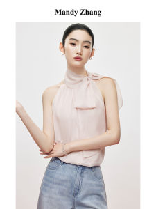 Bow and Ribbon Strapless Tank Top