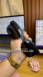 Jiditech Smart Glasses Wireless Bluetooth Smart Sunglasses Music Call Voice Assistant Touch Control