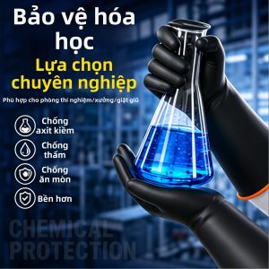 Găng Tay Chống Axit và Mặt Nạ Chống Độc