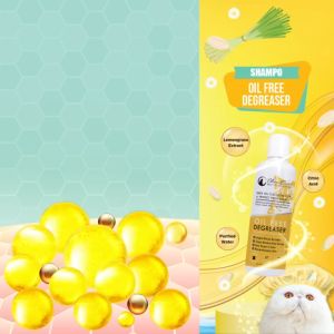 Olive Care Shampo Kucing Oil Free DEGREASER Anti Rontok Bulu Berminyak Kotor dan Kembangin Bulu Freshpack 250ml