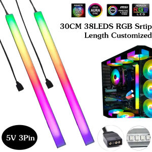 5V ARGB 3Pin Header for Asus Aura Gaming Case RGB PC Light Strip Magnetic Addressable WS2812B LED MSI Mystic Light DIY Decor