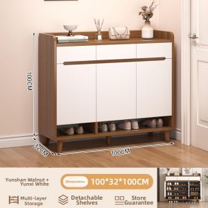 New Chinese Integrated Shoe Cabinet for Home