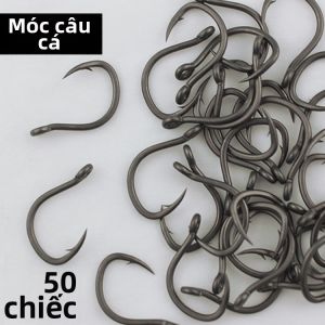 Móc Câu Cá Hợp Kim Thép Phủ Fluorocarbon Gập Lưng