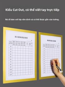 Hộp Lưu Trữ Tài Liệu Từ Tính A4 Trong Suốt Tủ Đựng Tài Liệu Từ Tính Túi Đựng Tài Liệu Tường Tấm Trưng Bày Từ Tính Khung Lưu Trữ Tài Liệu