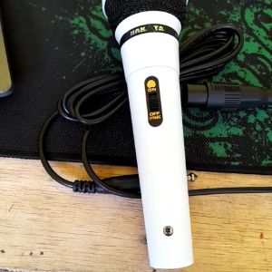 G427 ORIGINAL NAKATA MIC KABEL PUTIH LEGENDARY DYNAMIC MIKROPON MIK MICROPHONE MIKROPHONE CABLE KARA