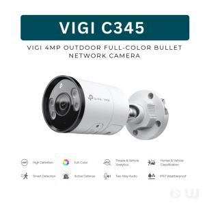 TP-Link VIGI C345 4MP Outdoor Full-Color Bullet Network Camera
