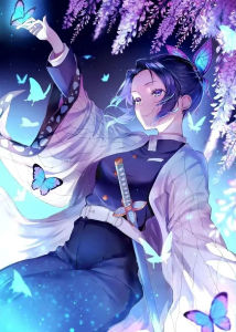 KAYOU | Bộ Tranh Acrylic Vẽ Theo Số Anime Diệt Quỷ - Tranh Nghệ Thuật Treo Tường Vẽ Tay Dành Cho Người Lớn Phòng Ngủ - Quà Tặng Tranh Sơn Dầu