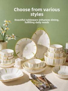 SHELI | Underglaze Colorful Ceramic Dinnerware Set High Appearance