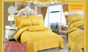 0CADAR HOTEL PREMIUM QUALITY 1200TC 100% COTTON 7 in 1 FITTED WITH