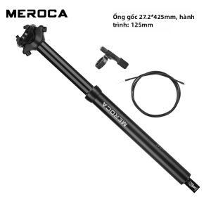 MEROCA | Cọc yên xe đạp MEROCA điều khiển bằng dây tăng giảm độ cao 125mm